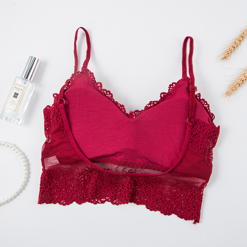 Sheer Bra Lace - 3D Sexy Lingerie reggiseno sportivo senza