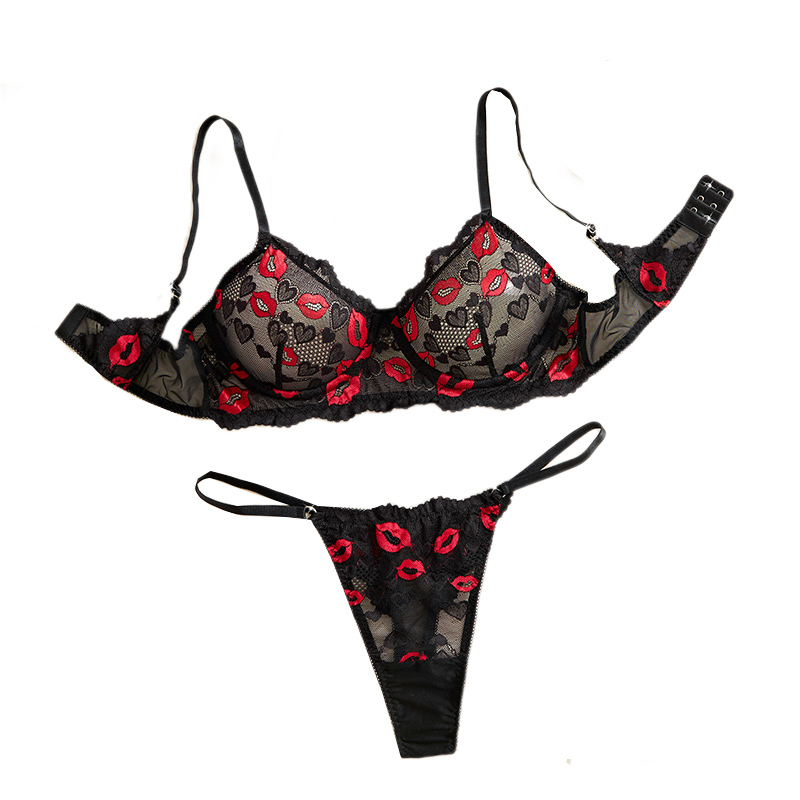 Intimo in pizzo trasparente, s - Sheer Bra Lace recensione e prezzo